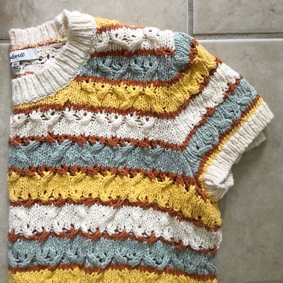 MADEWELL Carrington knitted stripes top - Picture 3 of 5